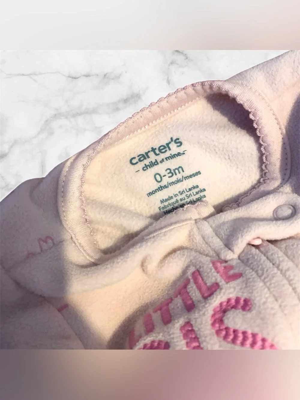 “Carter’s Child of Mine” Little Sister Pajamas